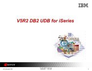 V5R2 DB2 UDB for iSeries - IBM