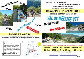 DIMANCHE 7 AOUT 2011 - Office de Tourisme Laragne