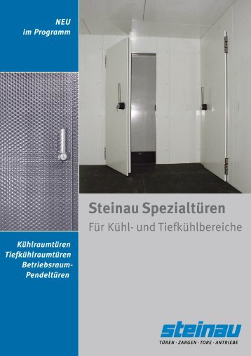 Steinau-Kühlraumtüren als PDF