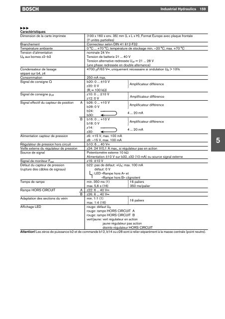 5 Druck- und Differenzdruckregler Controllers for ... - Bosch Rexroth