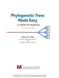 Phylogenetic Trees Made Easy - Sinauer Associates