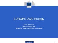 EUROPE 2020 strategy - EU2020 Going Local