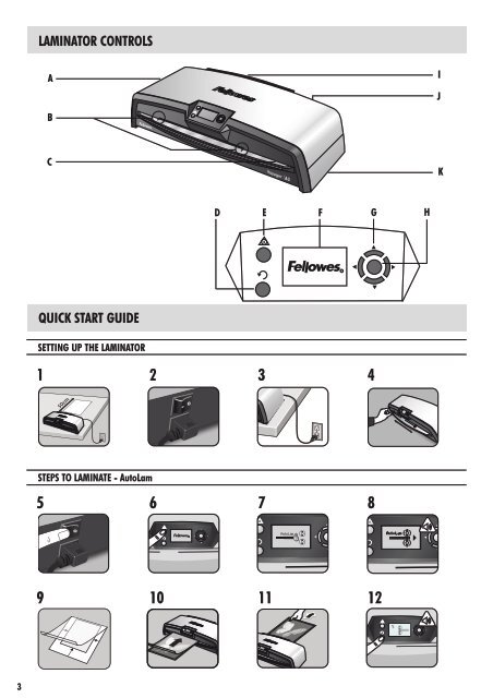 Manuel d'utilisation Voyager A3 - Fellowes