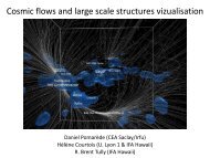 Visualization of structures and cosmic flows in the ... - CLUES-Project