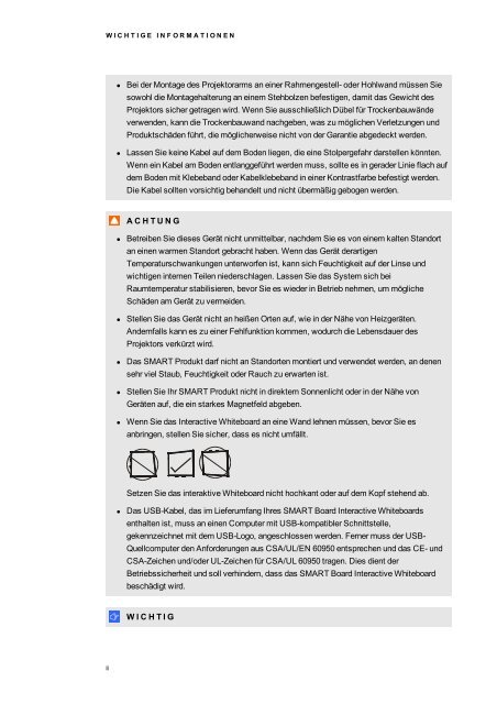 SMART Board 480i6 Interaktives Whiteboard System Konfigurations ...