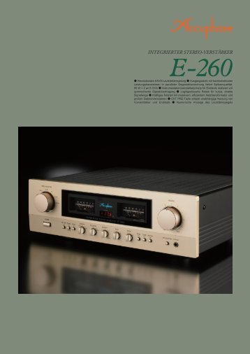 "Accuphase E-260" (PDF)