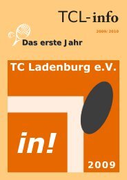 TCL-Info 2010 - Das erste Jahr