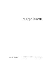 philippe ramette - Galerie Xippas