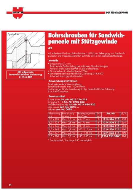 Flachdach- Befestigungssysteme