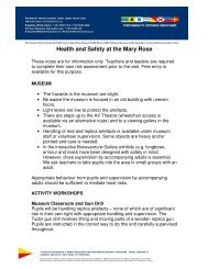 Mary Rose Risk Assessment - Portsmouth Historic Dockyard