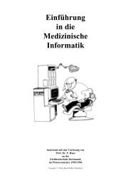 EinfÃ¼hrung in die Medizinische Informatik - Bernd SchÃ¼tze ...