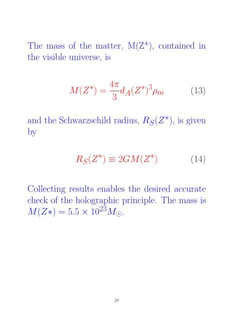 holographic principle and the surface of last scatter