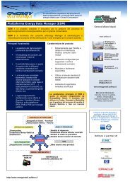 Piattaforma Energy Data Manager (EDM) - Softeco Sismat SpA