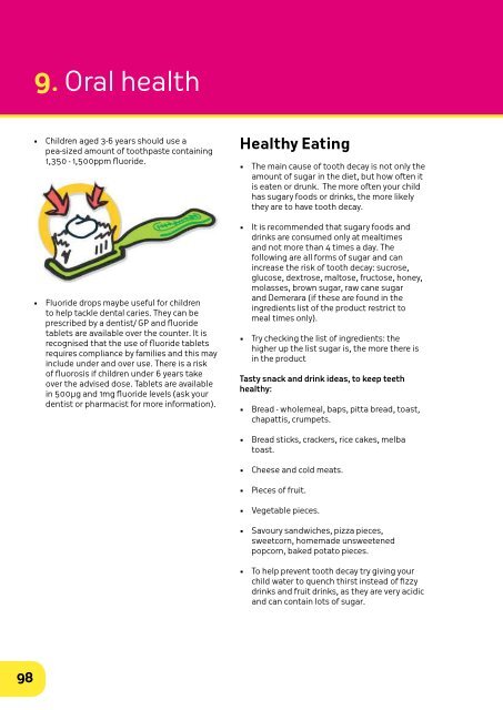 Food and Nutrition Guidelines - Barnsley Council Online