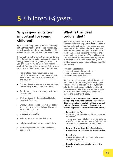 Food and Nutrition Guidelines - Barnsley Council Online