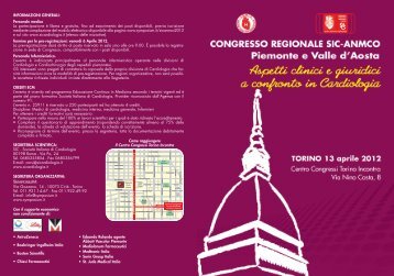 Congresso Regionale SIC-ANMCO Piemonte e Valle D'Aosta ...