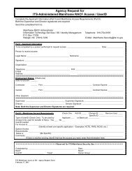 RACF Mainframe Access Request Form - North Carolina Information ...