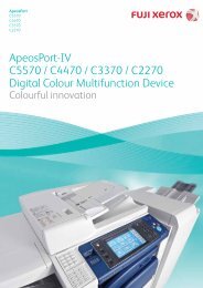 ApeosPort-IV C5570 / C4470 / C3370 / C2270 Digital Colour ...