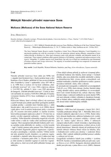 PDF (8.4 MB) - Malacologica Bohemoslovaca - SAV