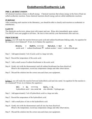 Printables Endothermic And Exothermic Worksheet exothermic and endothermic reactions worksheet davezan imperialdesignstudio