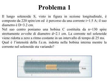 Esercizi Legge di Faraday Lentz - Infn