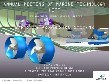 annual meeting of marine technology himt wartsila propulsion systems