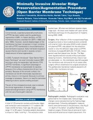 Minimally Invasive Alveolar Ridge Preservation ... - Osteogenics