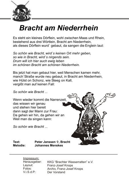 Liebe Karnevalsfreunde, - Kinderkarnevalsgesellschaft Brachter ...