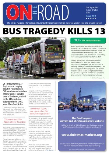 BUS TRAGEDY KILLS 13 - On The Road Magazine Website. An ...