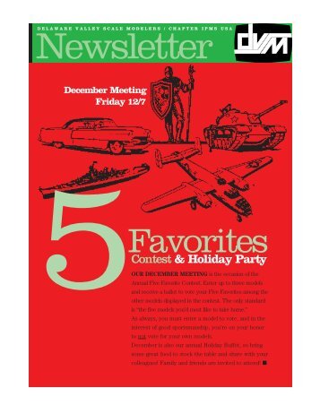 DVSM 1207 Newsletter - Delaware Valley Scale Modelers