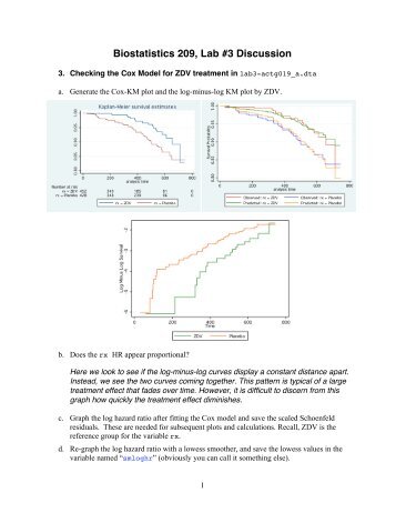 Biostatistics 209, Lab #3 Discussion