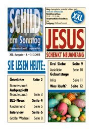 Gemeindeblatt MÃ¤rz 2013 - Evangelische Freikirche Sohland