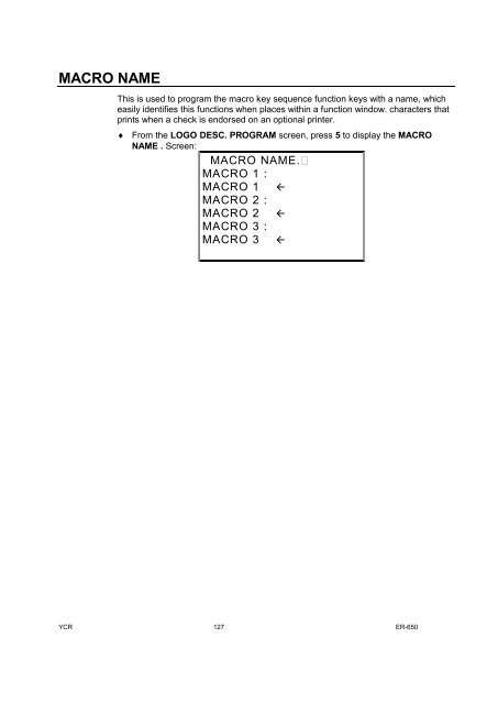 Sam4s 650 pgm/user - SALOP CASH REGISTERS WEBSITE