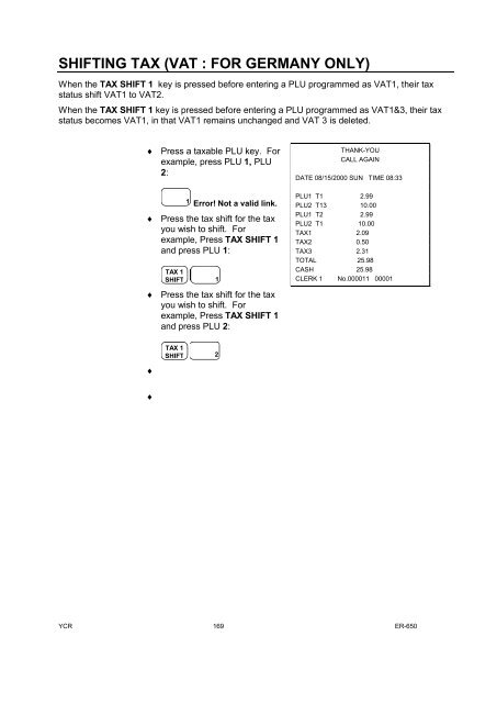 Sam4s 650 pgm/user - SALOP CASH REGISTERS WEBSITE