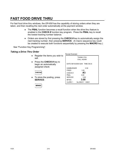 Sam4s 650 pgm/user - SALOP CASH REGISTERS WEBSITE