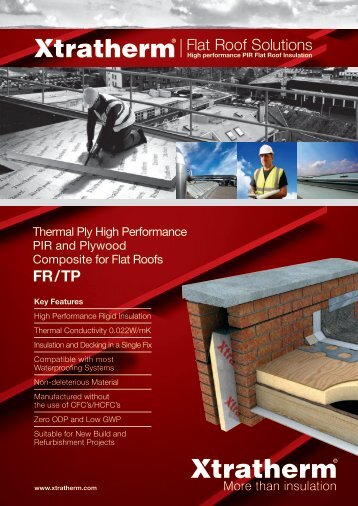 Flat Roof Board FR/TP - Xtratherm