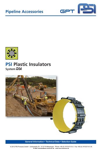PSI Plastic Insulators - PSI Products GmbH