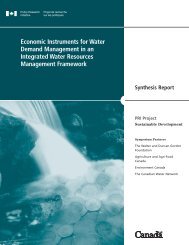 Economic Instruments for Water Demand Management in an ...