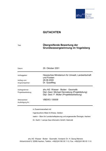 GUTACHTEN - Brachttal