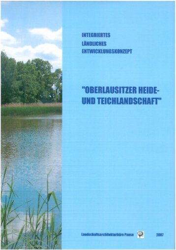 ILEK-Gebietskonzept der Oberlausitzer Heide- und Teichlandschaft