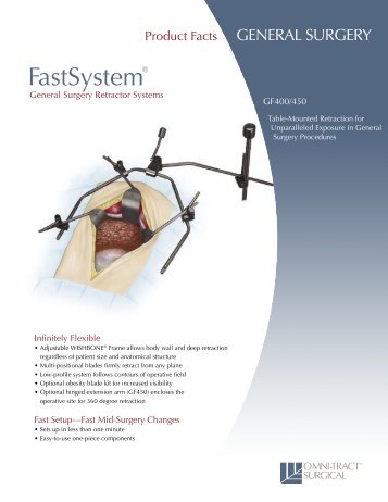 FastSystem Â® GF400-450 Brochure