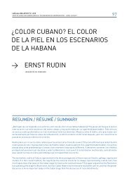 ¿COLOR CUbANO? EL COLOR DE LA pIEL EN LOS ESCENARIOS ...