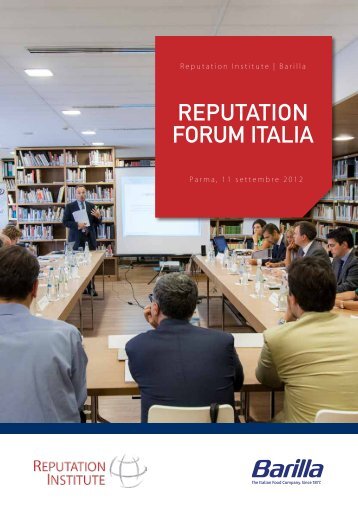 REPUTATION FORUM ITALIA - Reputation Institute