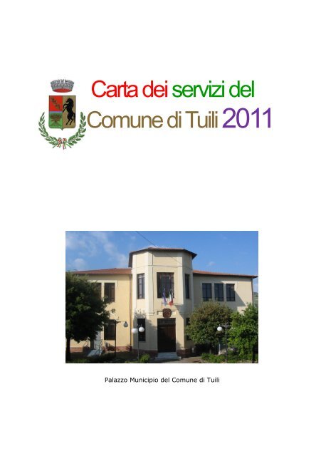 Carta 2011 - Comune di Tuili