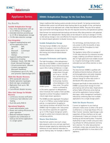 Data Domain DD880 - Reliant Technology