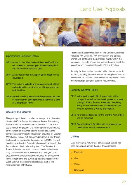Land use plan - Manchester Airport