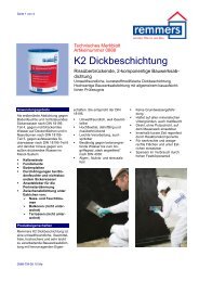 Technisches Merkblatt - Remmers