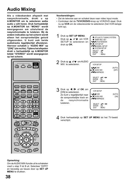 DVD-SPELER Hi-Fi VIDEORECORDER GEBRUIKSAANWIJZING - Jvc