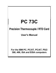 PC-73C Manual - EAGLE Technology