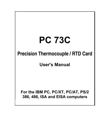 PC-73C Manual - EAGLE Technology